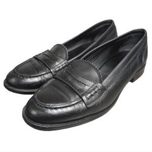 Bottega Veneta Black Leather Loafers